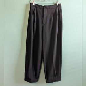 Zara Pleated Barrel Pants sz L